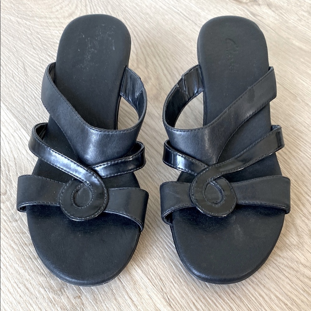 Clark’s Black Sandals